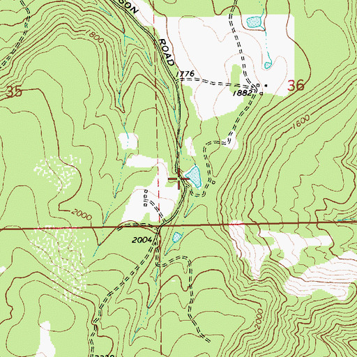 Topographic Map of Sky Ranch Reservoir Number Three, OR