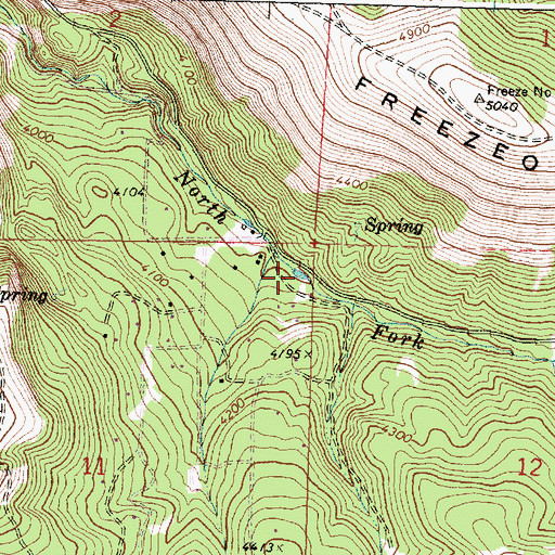 Topographic Map of Blakes Pond, OR