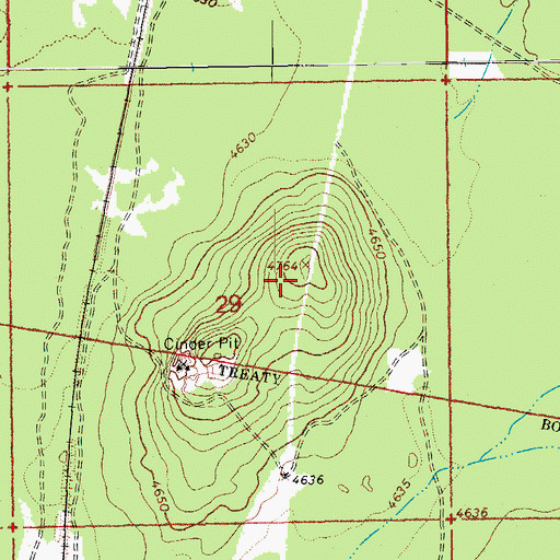 Topographic Map of Rock Point, OR