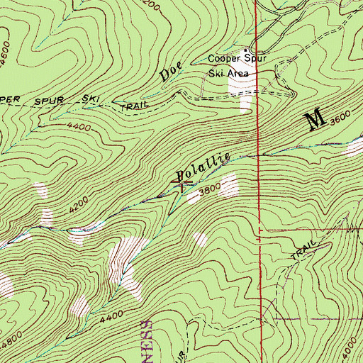 Topographic Map of Sand Canyon, OR