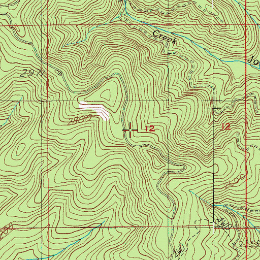 Topographic Map of Champion (historical), OR