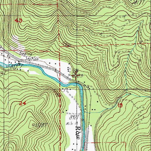 Topographic Map of Star (historical), OR