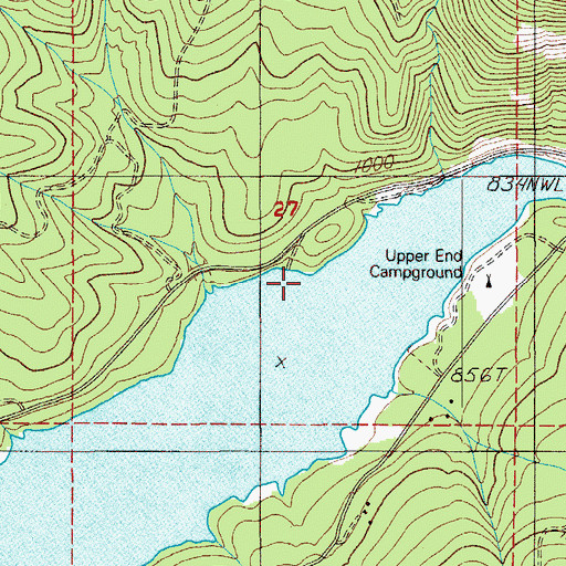 Topographic Map of Timber Creek, OR