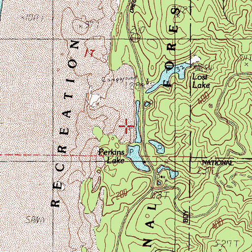 Topographic Map of Crown Z Lake, OR