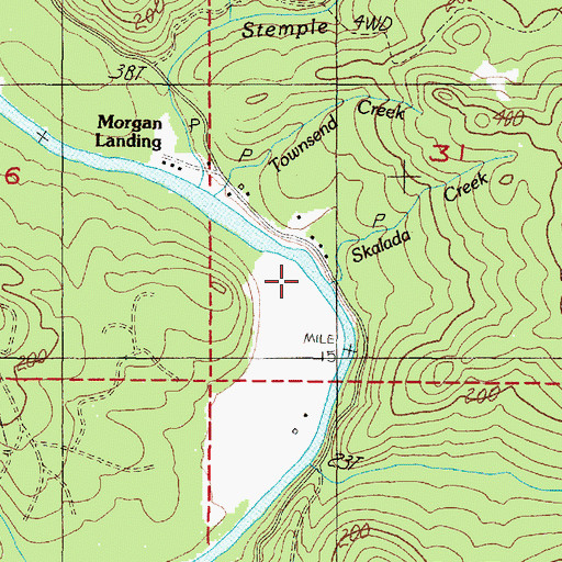 Topographic Map of Skalada Creek, OR