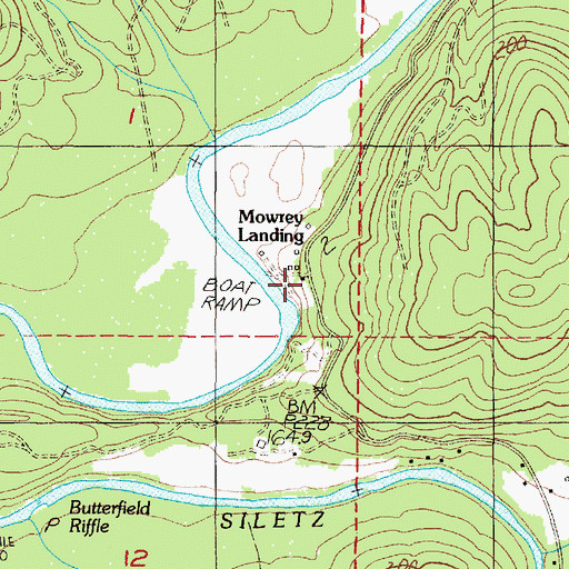 Topographic Map of Strome County Park, OR