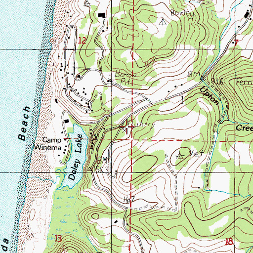 Topographic Map of Morgan Spring, OR