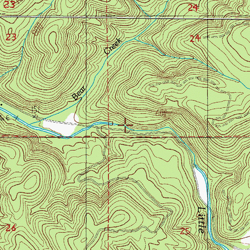 Topographic Map of Little Nestucca Camp (historical), OR