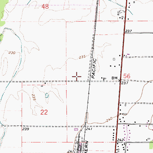 Topographic Map of Pheasant (historical), OR