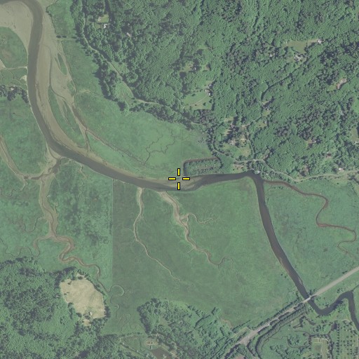 Aerial/Satellite Image of Mink Creek, OR