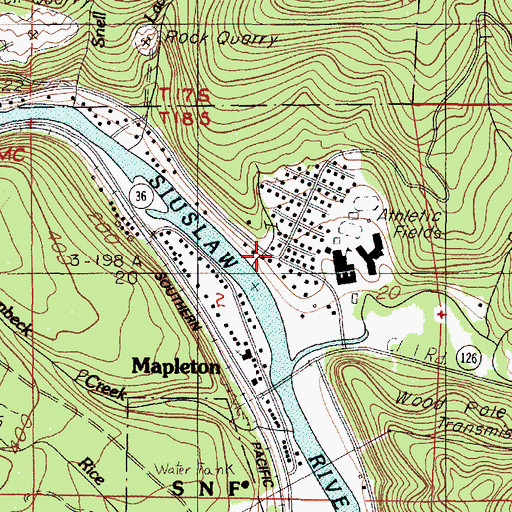 Topographic Map of Plowman Creek, OR