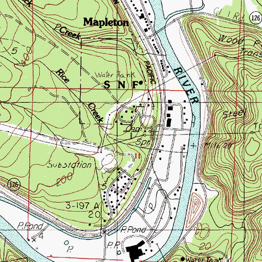 Topographic Map of Lichtenthaler Spring, OR