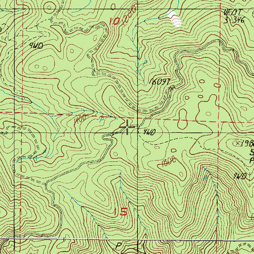 Topographic Map of Side Camp (historical), OR