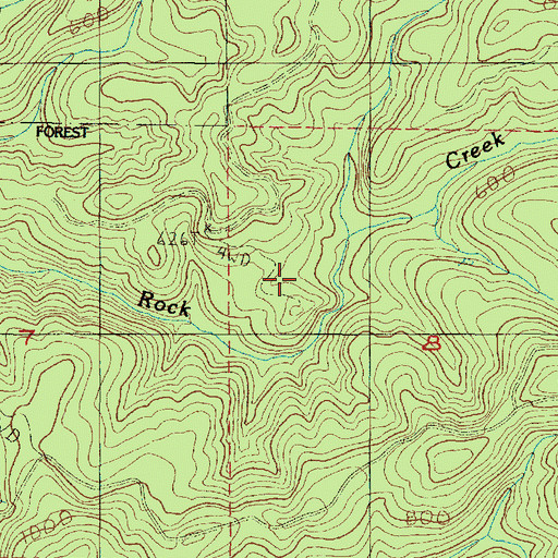 Topographic Map of Oceanlake Dam, OR