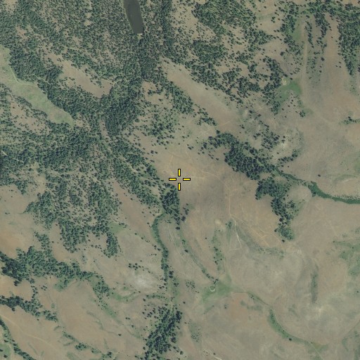 Aerial/Satellite Image of Goff Spring, OR