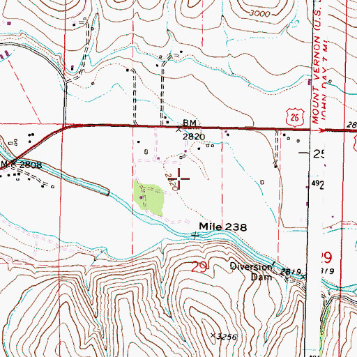 Topographic Map of Lemons Ditch, OR