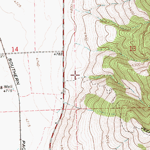 Topographic Map of Duke Creek, OR