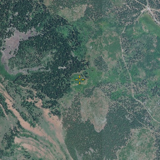 Aerial/Satellite Image of Roaring Spring, OR