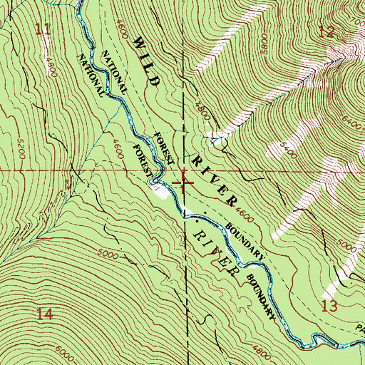Topographic Map of Big Minam Guard Station, OR