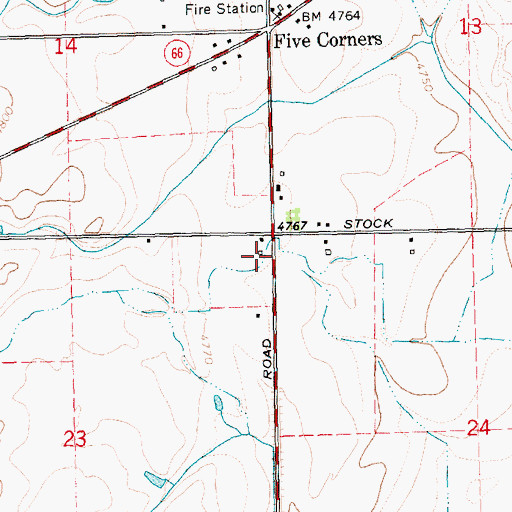 Topographic Map of Gray Lateral, OR