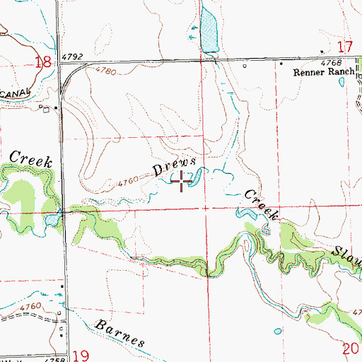 Topographic Map of Stover Reservoir, OR