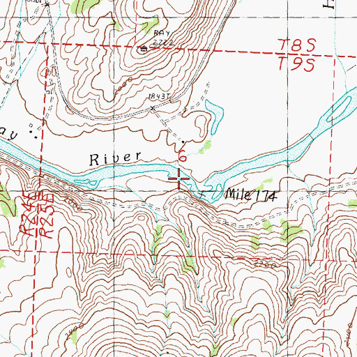 Topographic Map of Haystack Valley, OR