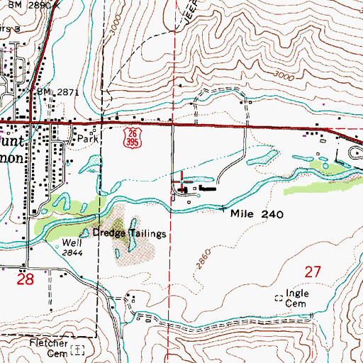 Topographic Map of Hines Log Pond, OR
