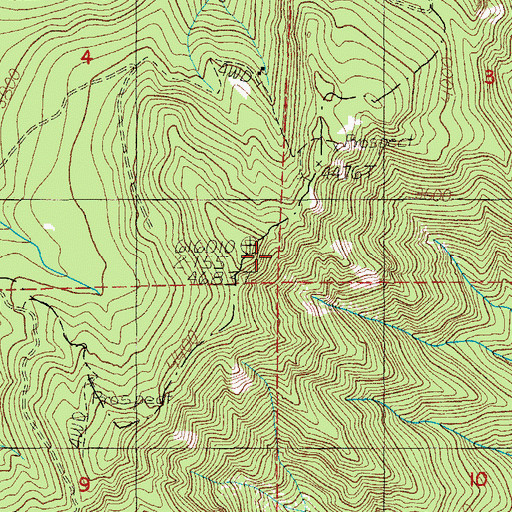 Topographic Map of Alder Swamp, OR