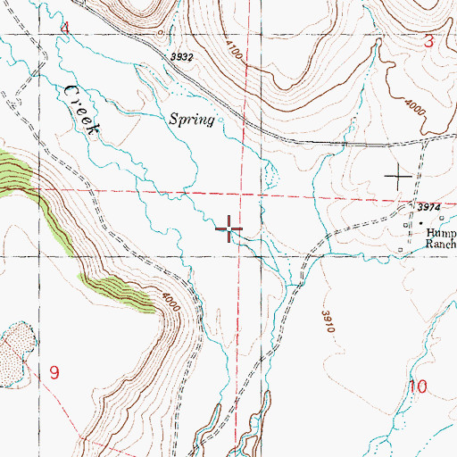 Topographic Map of Powell Valley, OR