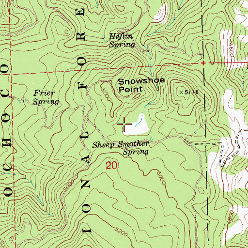 Topographic Map of Clover Creek, OR