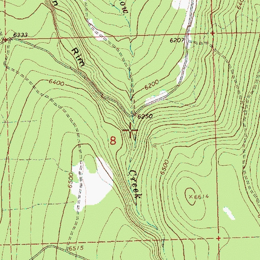 Topographic Map of Dead Indian Spring, OR