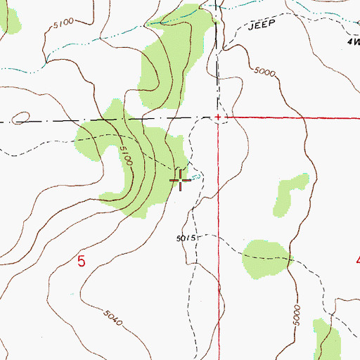 Topographic Map of Logger Waterhole, OR