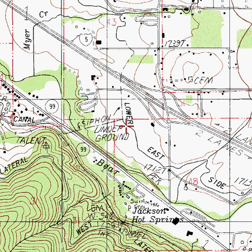 Topographic Map of KDOV-AM, OR