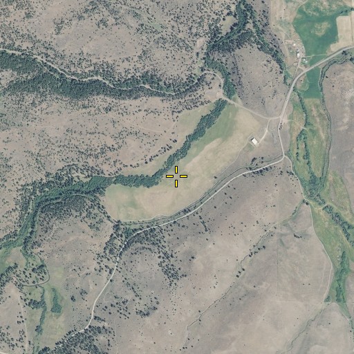 Aerial/Satellite Image of Cavin Swamp, OR