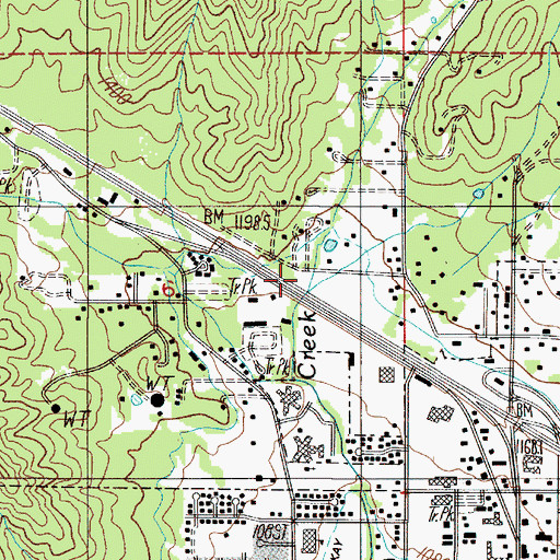 Topographic Map of Inland Helicopters Heliport, OR