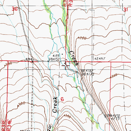 Topographic Map of Camp Logan (historical), OR