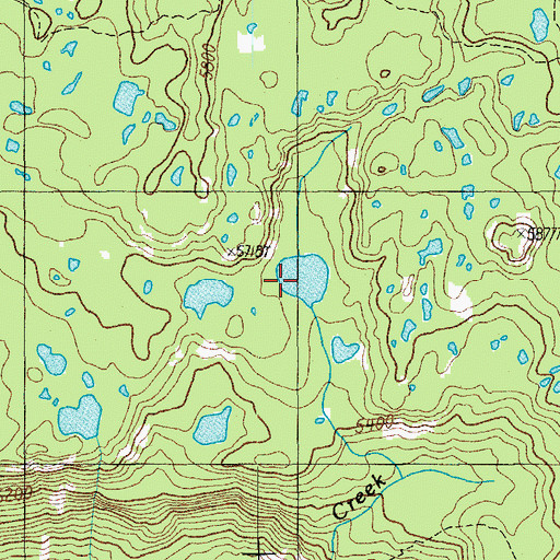 Topographic Map of Photo Lake, OR