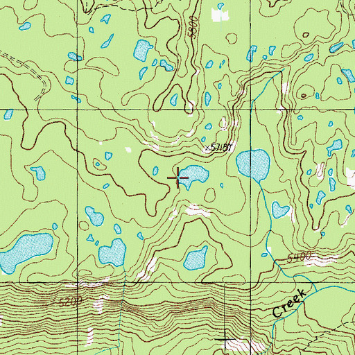 Topographic Map of Fig Lake, OR