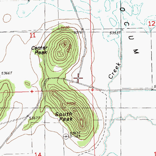 Topographic Map of Yocum (historical), OR