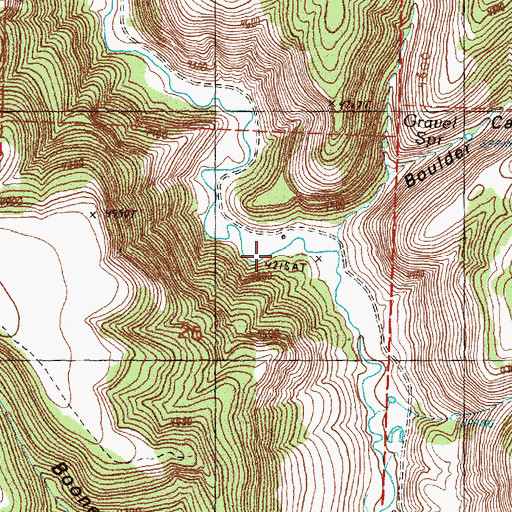 Topographic Map of Silvies Canyon, OR