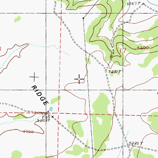 Topographic Map of Gravel Ridge, OR