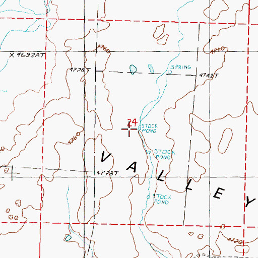 Topographic Map of Bull Run Reservoir, OR