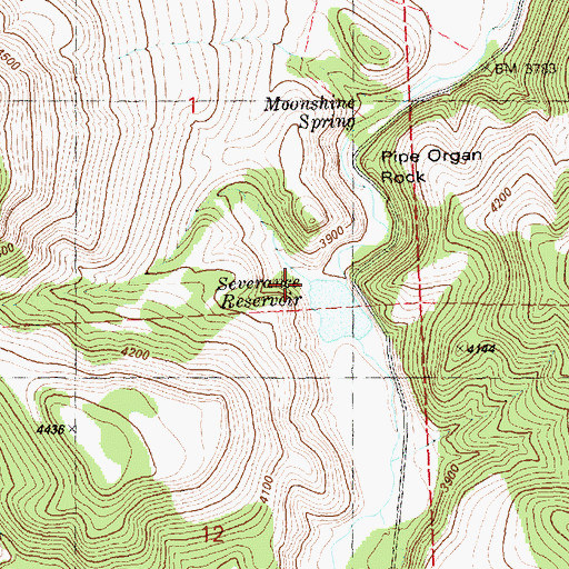 Topographic Map of Poison Creek, OR