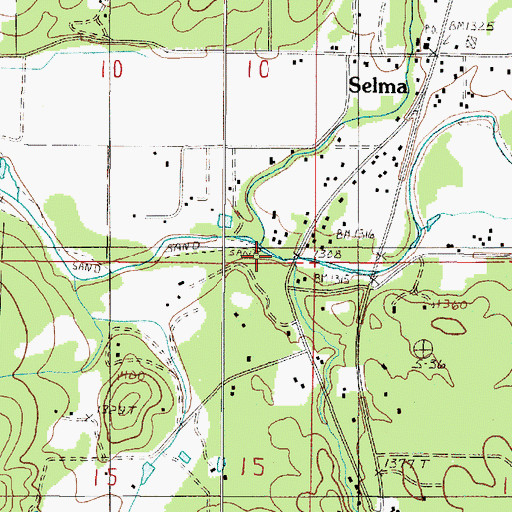 Topographic Map of Hegan Creek, OR