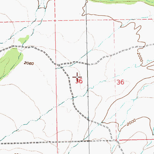 Topographic Map of Helen Lake, OR