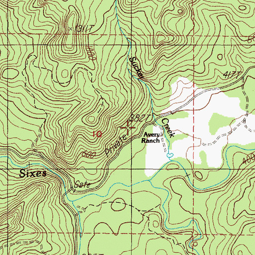 Topographic Map of McFarlin (historical), OR