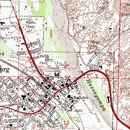 Topographic Map of Sols Wash, AZ
