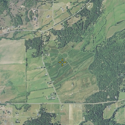Aerial/Satellite Image of Brown Slough, OR