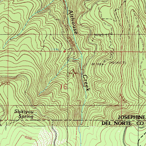 Topographic Map of Quail Gulch, OR