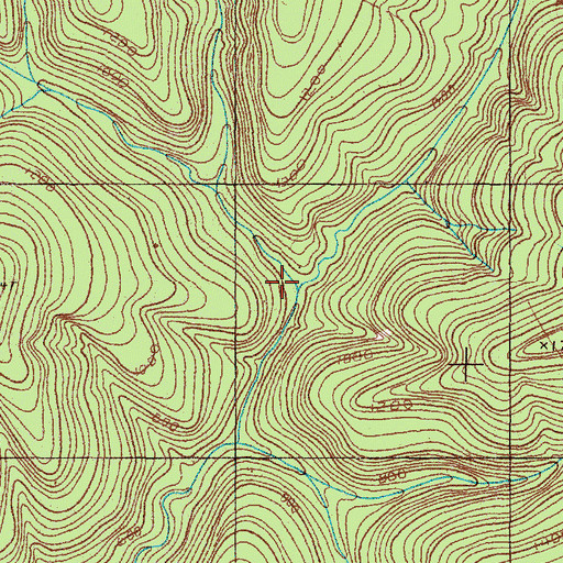Topographic Map of Kink Creek, OR